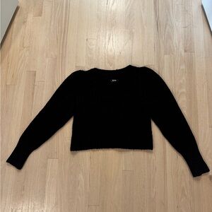 Anthropologie Black Crew Neck Sweater